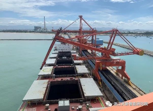 捷報！天新智能研究院螺旋式連續(xù)卸船機無人值守項目榮獲2021年電力行業(yè)技術(shù)類成果一等獎